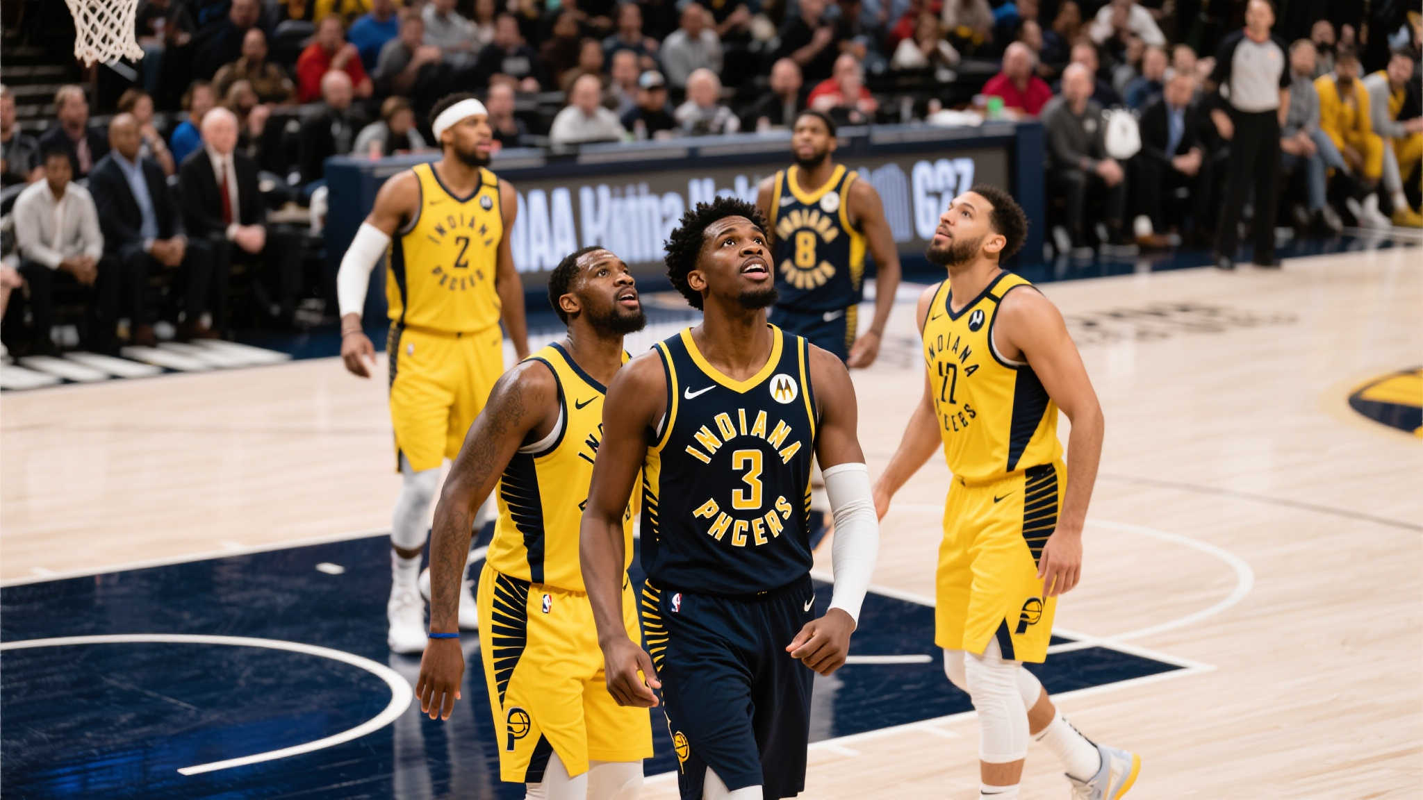 在整个季后赛系列中，印第安纳步行者始终展现出惊人的